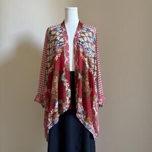 Johnny was mixed print dolce kimono